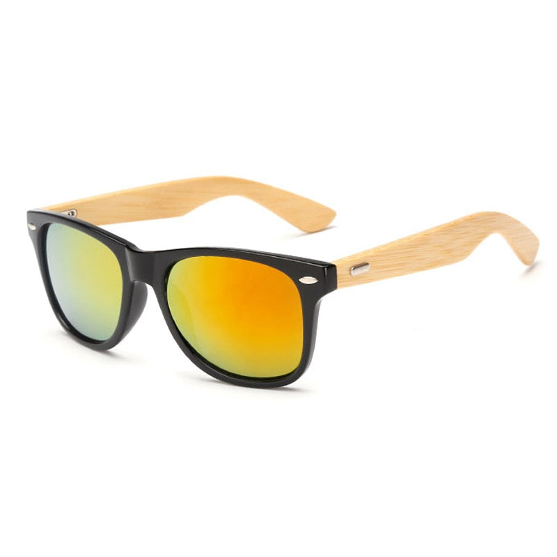 Óculos de Sol Retrô Bambu - GMS  acessórios