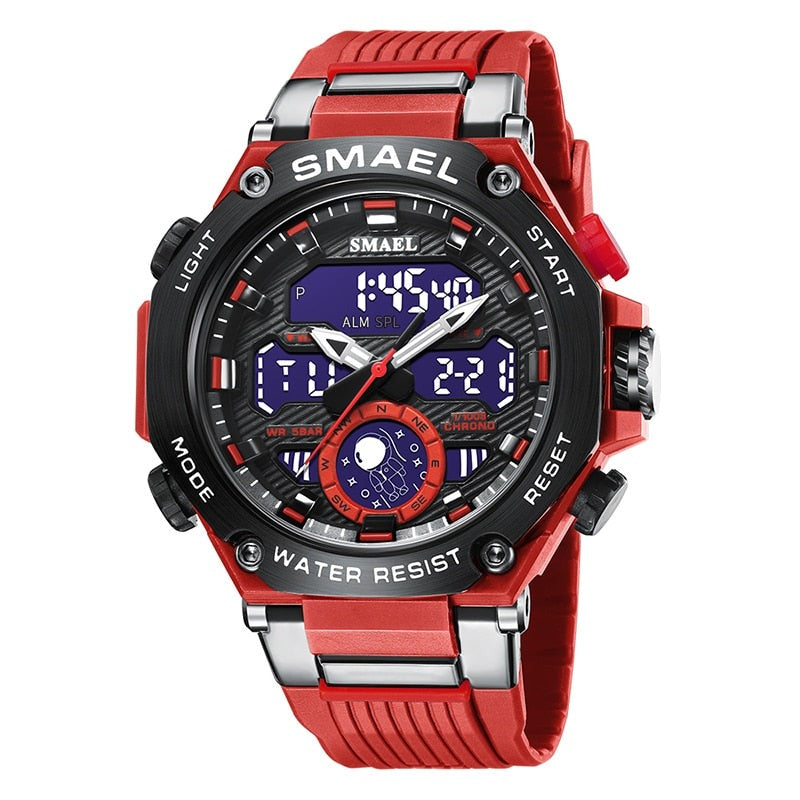 Relógio Digital Militar Smael - GMS  acessórios