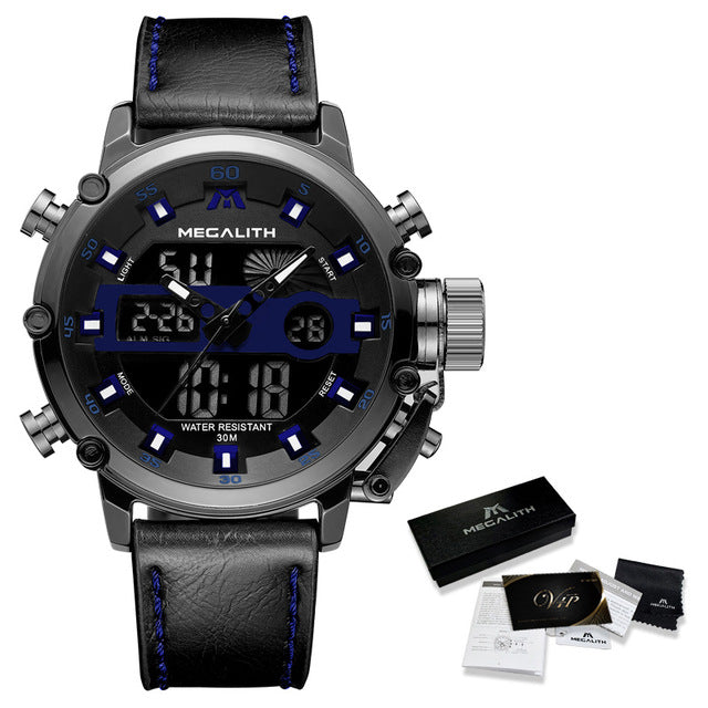 Relógio Masculino de Luxo Mega - GMS  acessórios