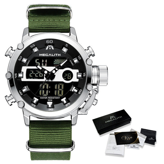 Relógio Masculino de Luxo Mega - GMS  acessórios