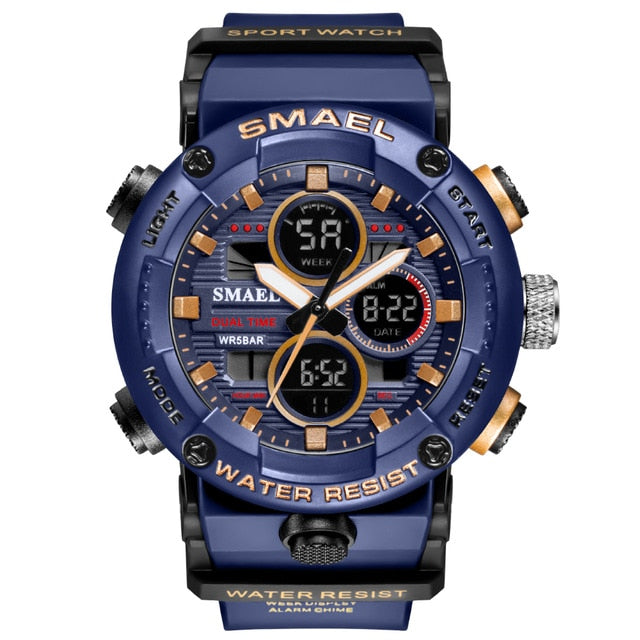 Relógio Masculino Esporte a prova d'agua com LED Digital - GMS  acessórios