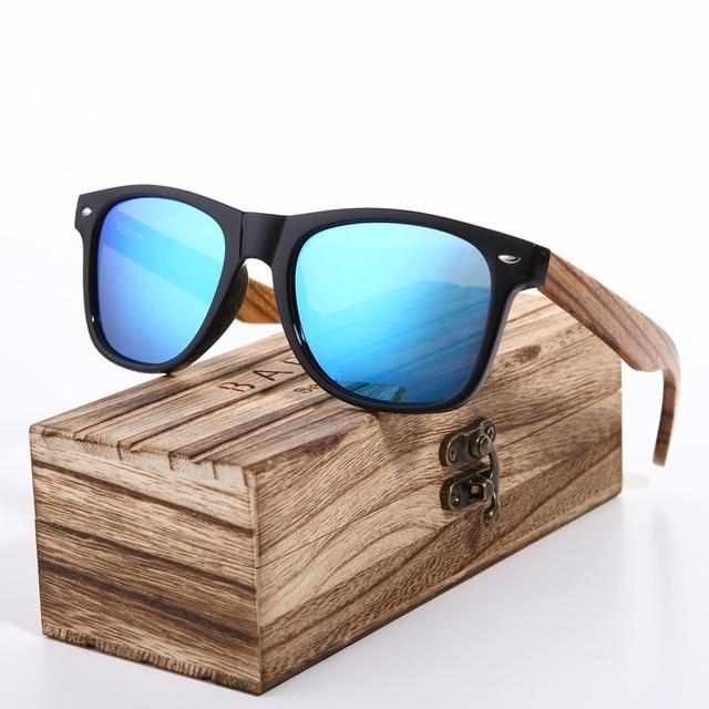 Óculos de Sol com Lentes Polarizadas Modelo de Madeira - GMS  acessórios